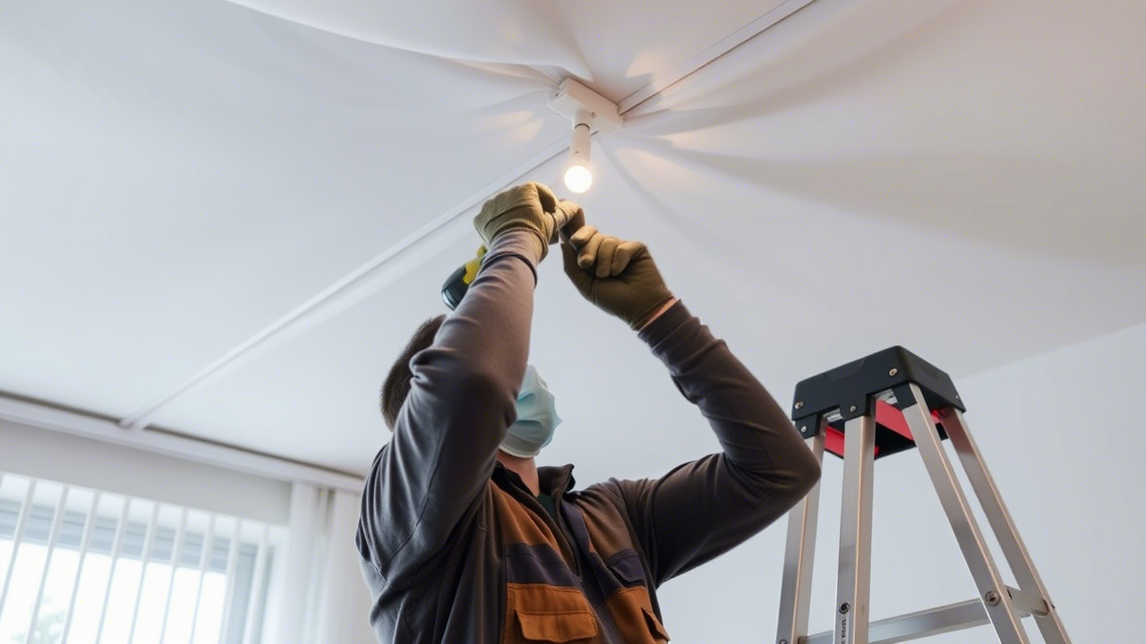 Что нужно чтобы установить светильник на натяжной потолок? Что нужно чтобы установить светильник на натяжной потолок?