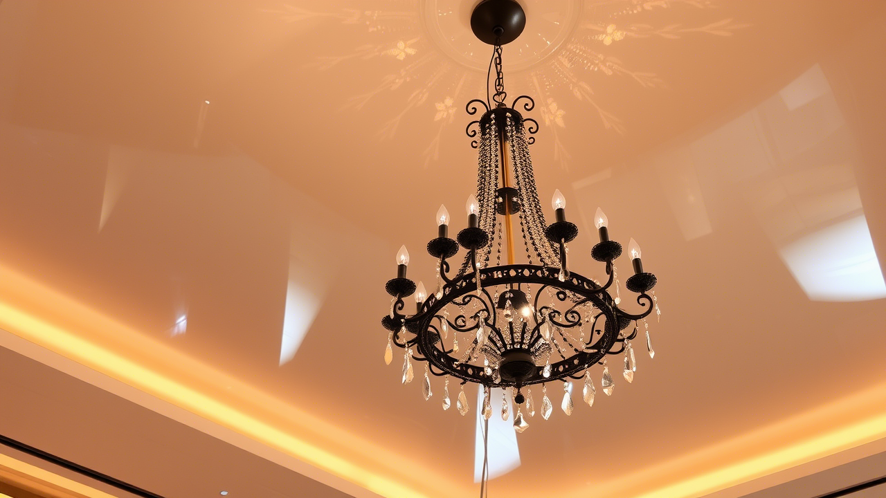 Виды крепления для люстры в натяжном потолке Виды крепления для люстры в натяжном потолке