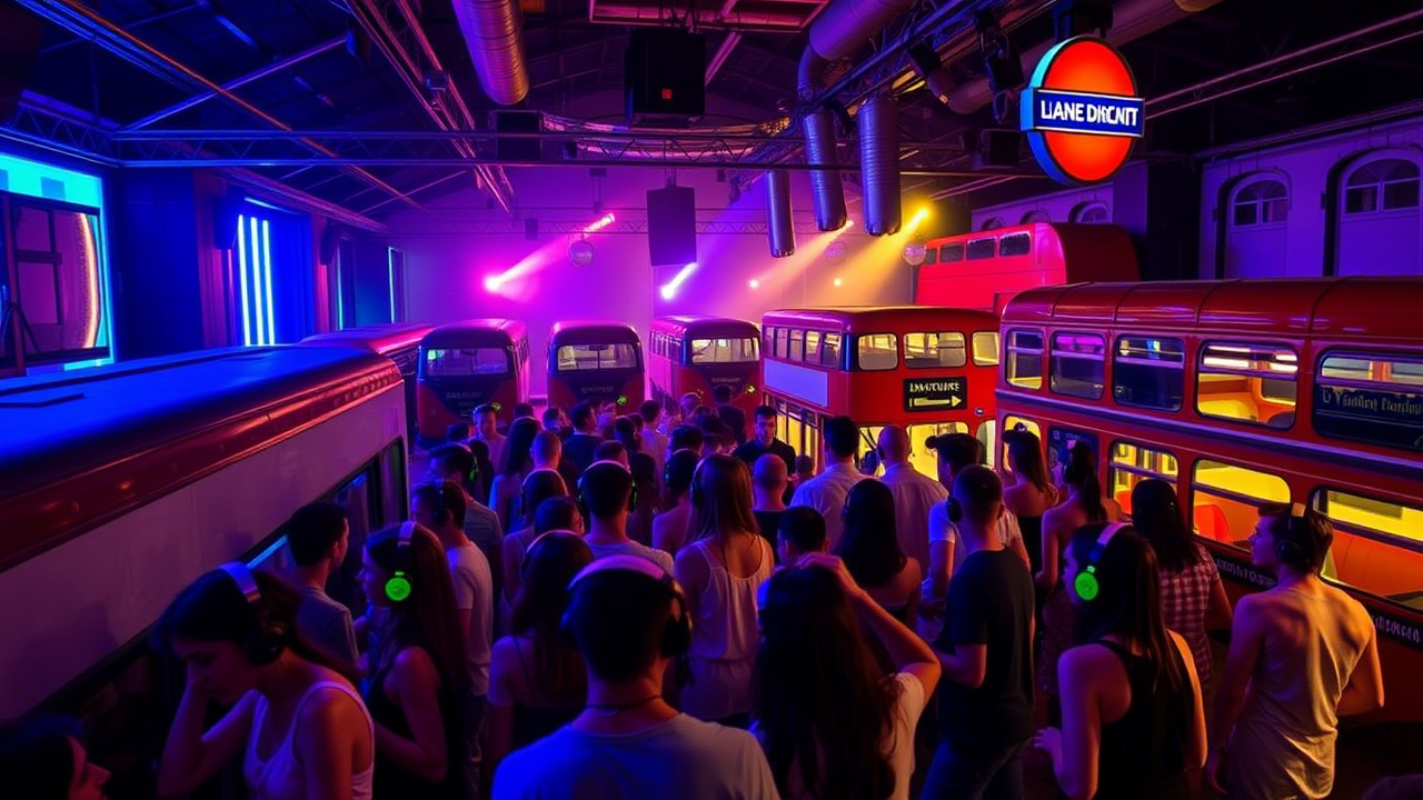 Dance Through History at a Silent Disco in the London Transport Museum