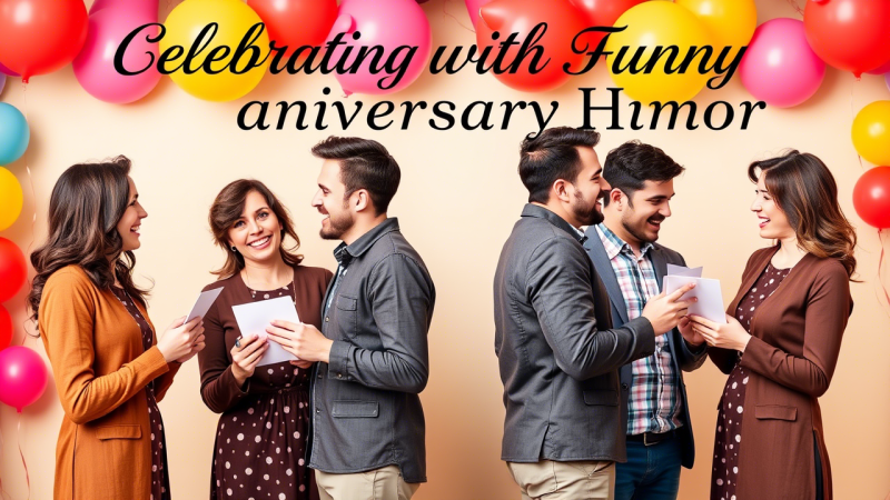 Celebrating with Funny Anniversary Humor