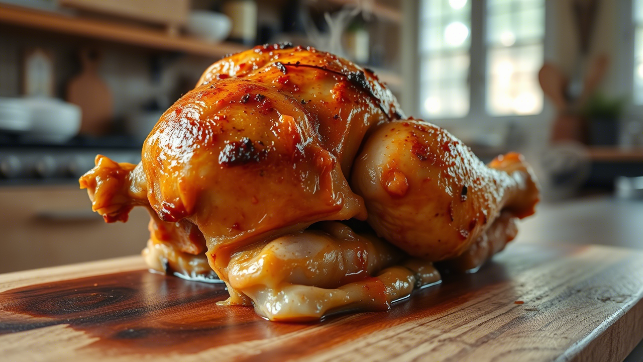 Oven-Braised Chicken With Crispy Skin