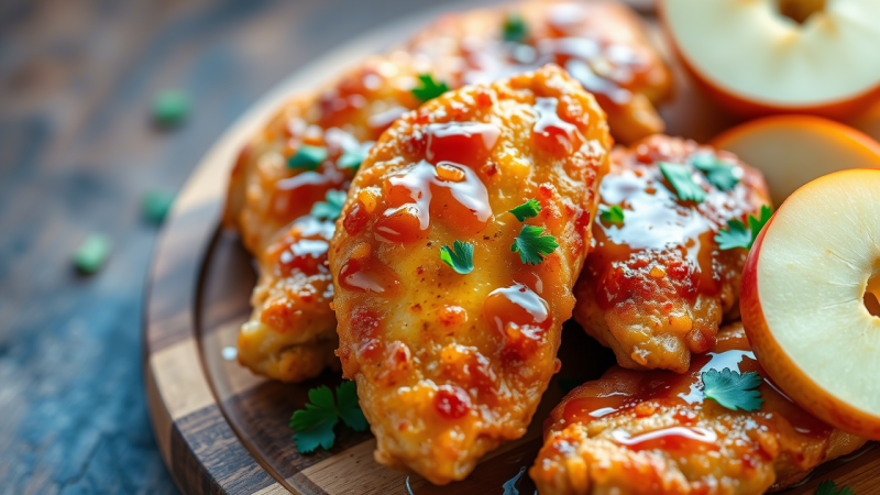 Apple Honey Chicken Tenders Recipe