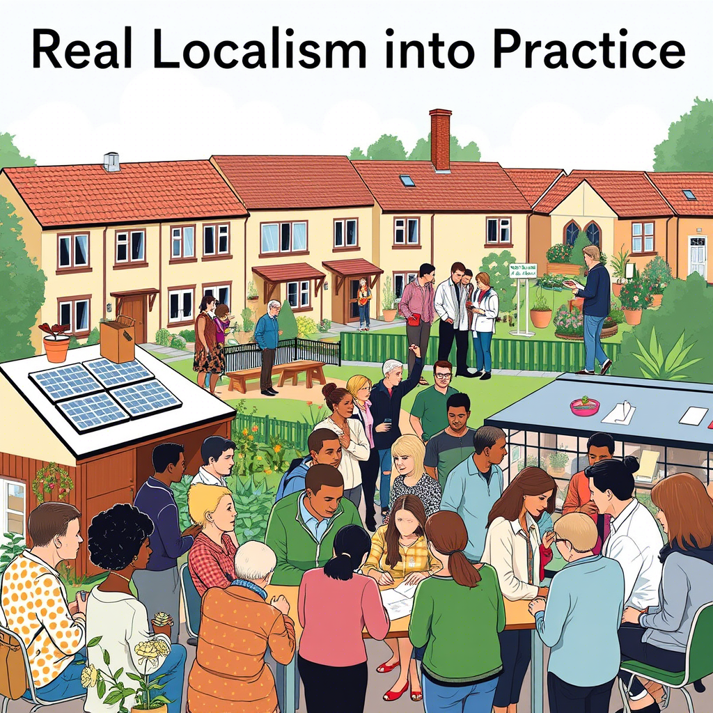 Real Localism into Practice: A thriving community working together to shape sustainable and affordable cooperative housing.