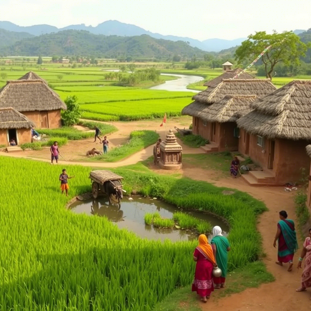 The village inside India embodies a blend of tradition and transformation, where agrarian livelihoods coexist with emerging digital connectivity and shifting youth aspirations.