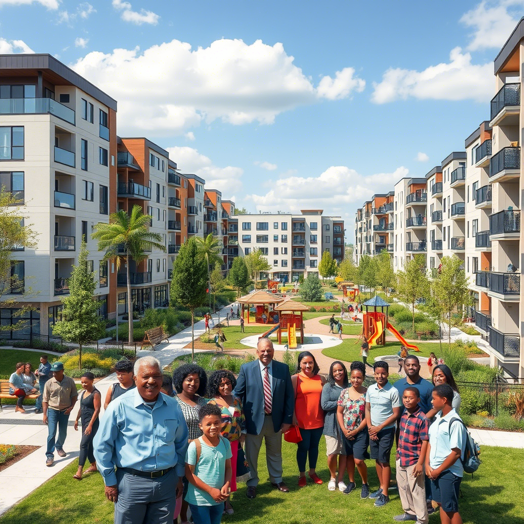 Funding affordable housing has transformed communities, providing families with modern, safe, and well-designed homes surrounded by green spaces and shared amenities.