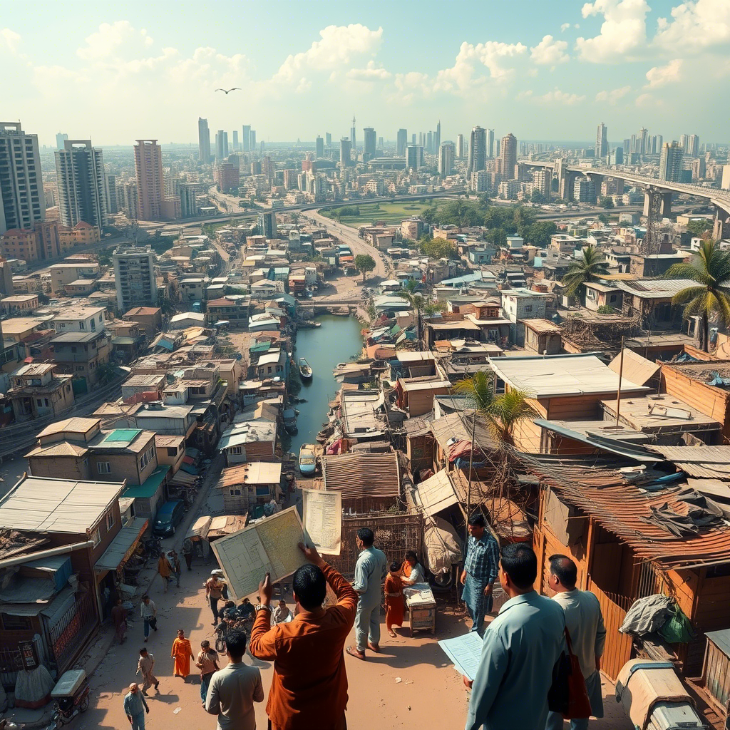 Land ownership in Karachi remains a complex issue due to unclear titles, competing claims, and rapid urbanization, often leading to legal disputes and housing insecurity.