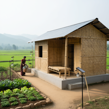 Bamboo as a cost-effective material, is emerging as a powerful solution to India’s rural housing challenges—offering affordability, sustainability, and resilience in one naturally abundant resource.