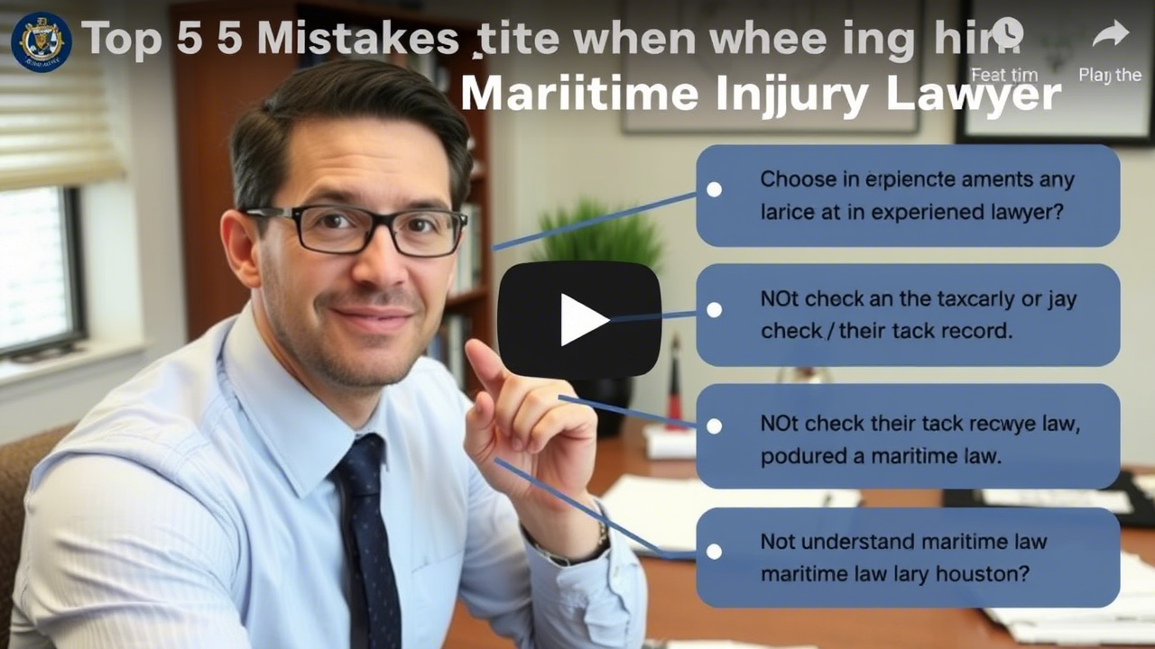 Top 5 Mistakes to Avoid When Hiring a Maritime Injury Lawyer in Houston