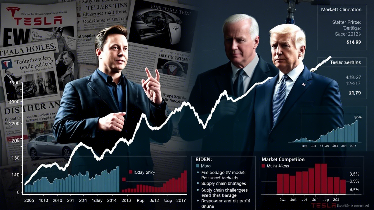 The Trump Effect No Longer Boosts Tesla | Stock Drops by Nearly a Third Since Peak