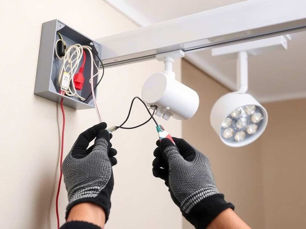 Как подключить трековый светильник на шинопроводе к сети? Как подключить трековый светильник на шинопроводе к сети?