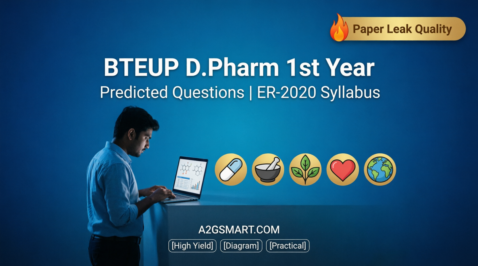 BTEUP D.Pharm 1st Year Final Exam — Predicted Questions