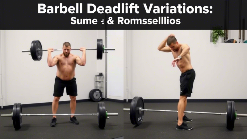 Barbell Deadlift Variations: Sumo & Romanian Deadlifts