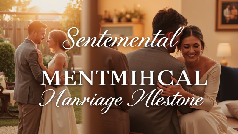 Sentimental Marriage Milestone Messages
