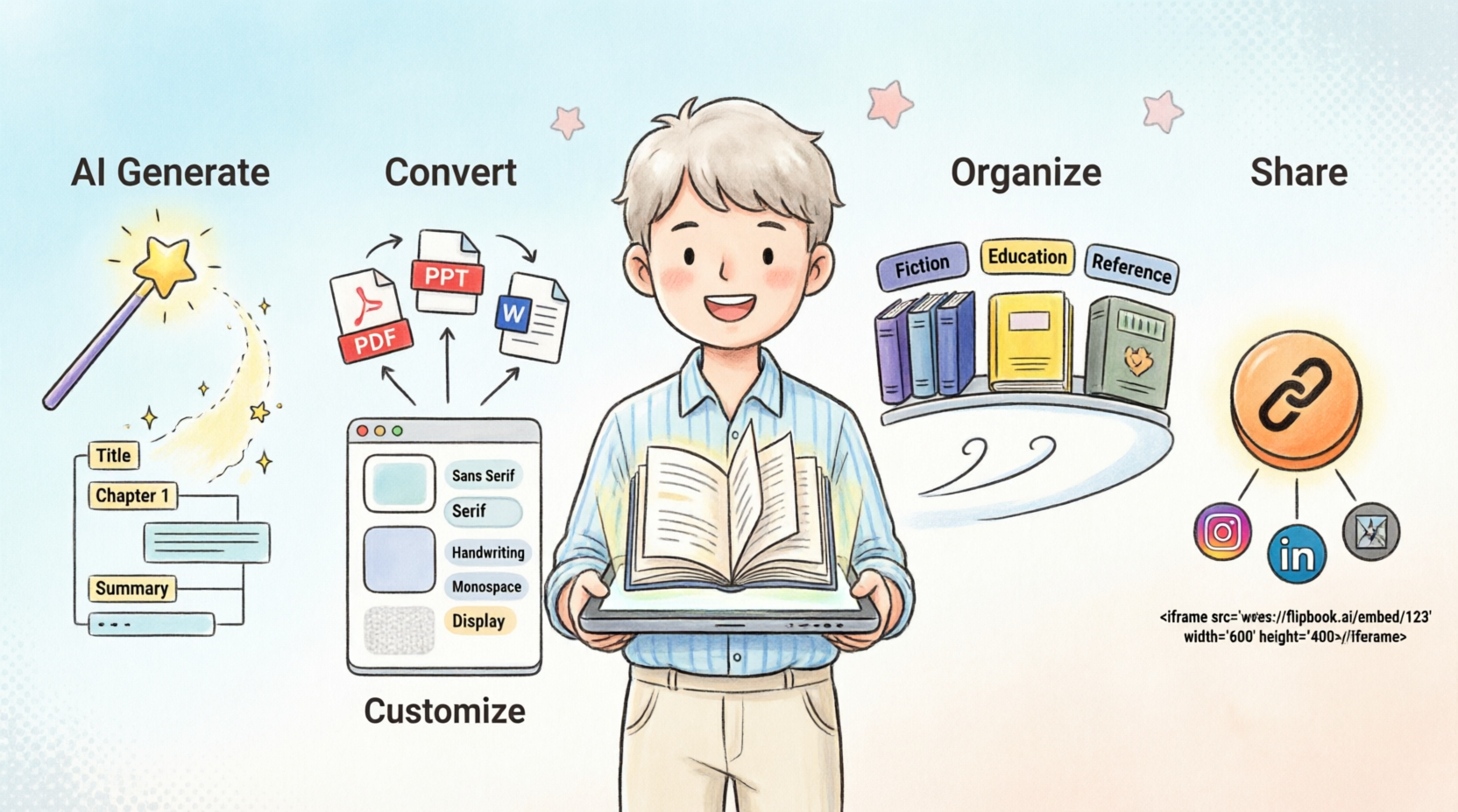 A Case Study on Creating Immersive Virtual Bookshelves with AI-Powered Flipbook Technology A Case Study on Creating Immersive Virtual Bookshelves with AI-Powered Flipbook Technology
