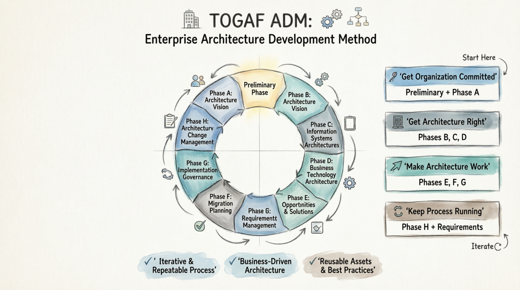 Togaf Framework Example Step-by-Step Enterprise Architecture Tutorial with TOGAF - Cybermedian