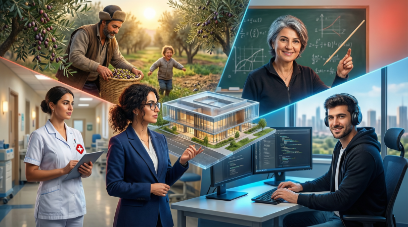 Kariyer değiştirme KKTC için sektör karşılaştırması