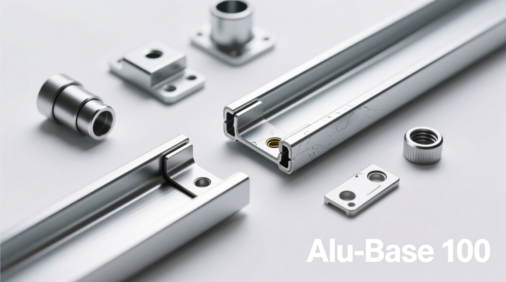 Доборные элементы и комплектующие алюминиевого плинтуса