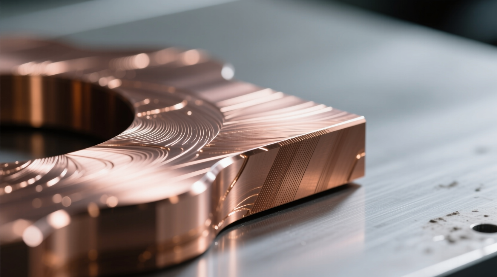 Обработка меди после фрезеровки