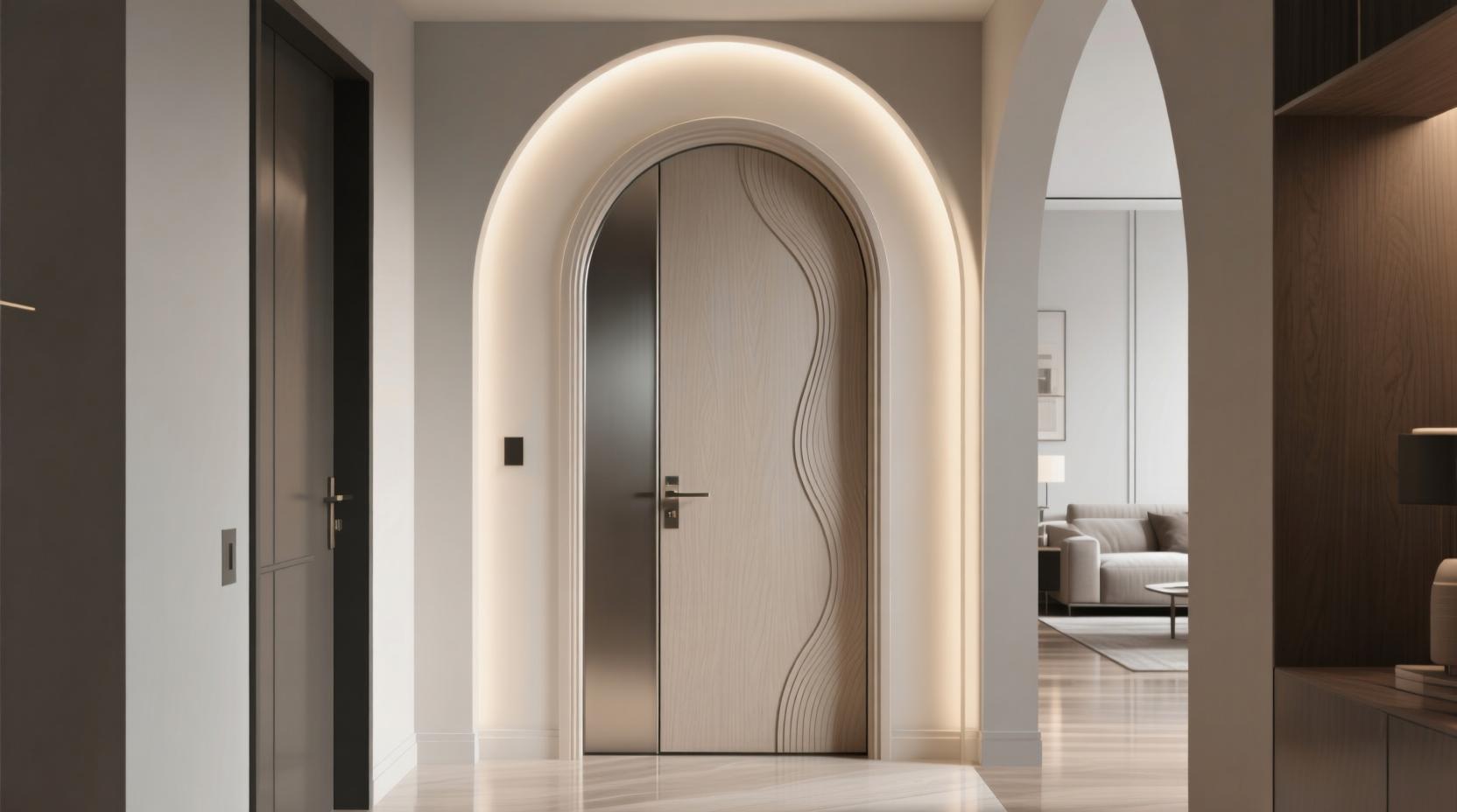 Арочные проемы для входной двери