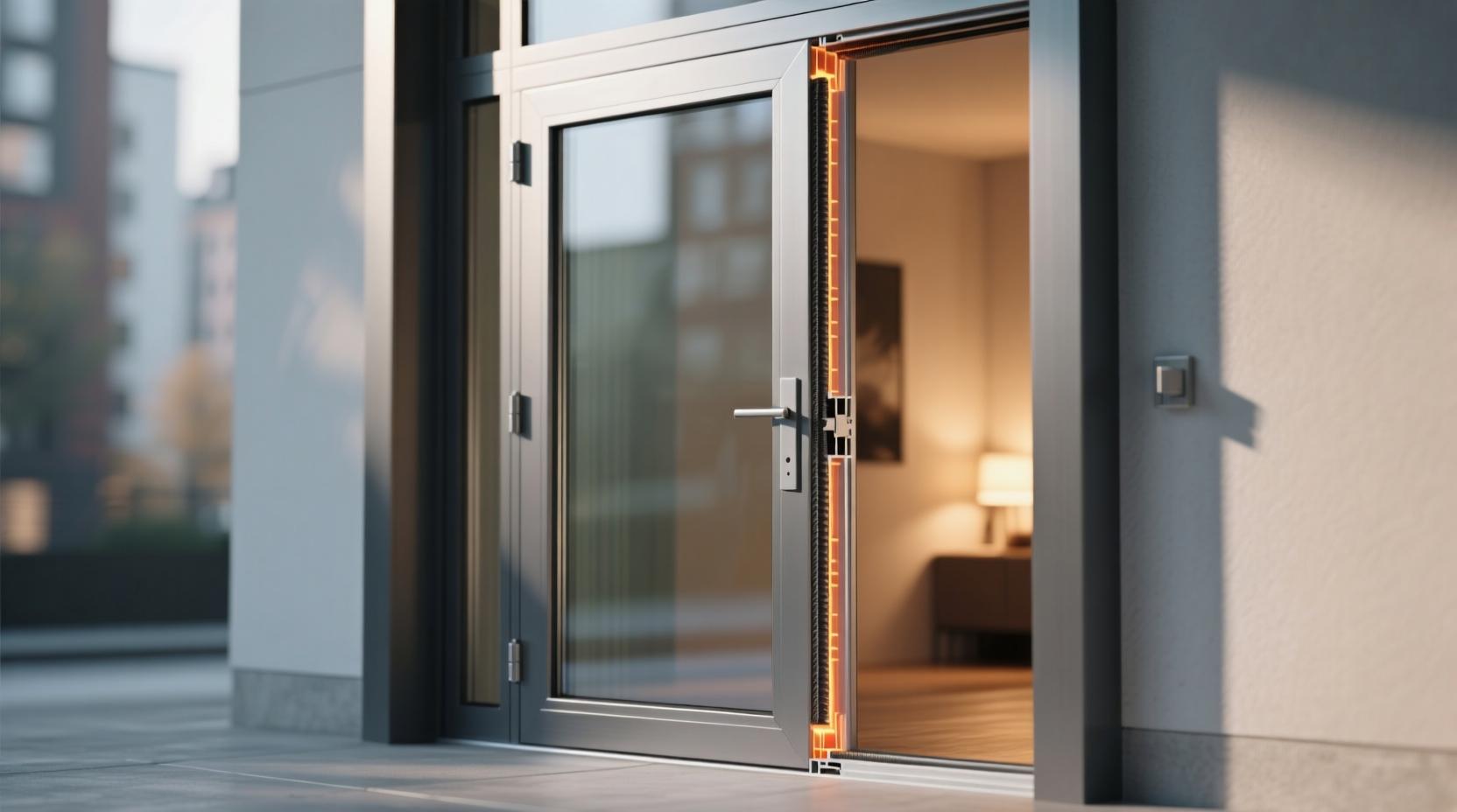 Дверь с терморазрывом