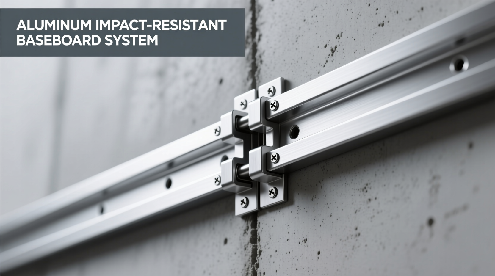 Монтаж ударопрочного плинтуса