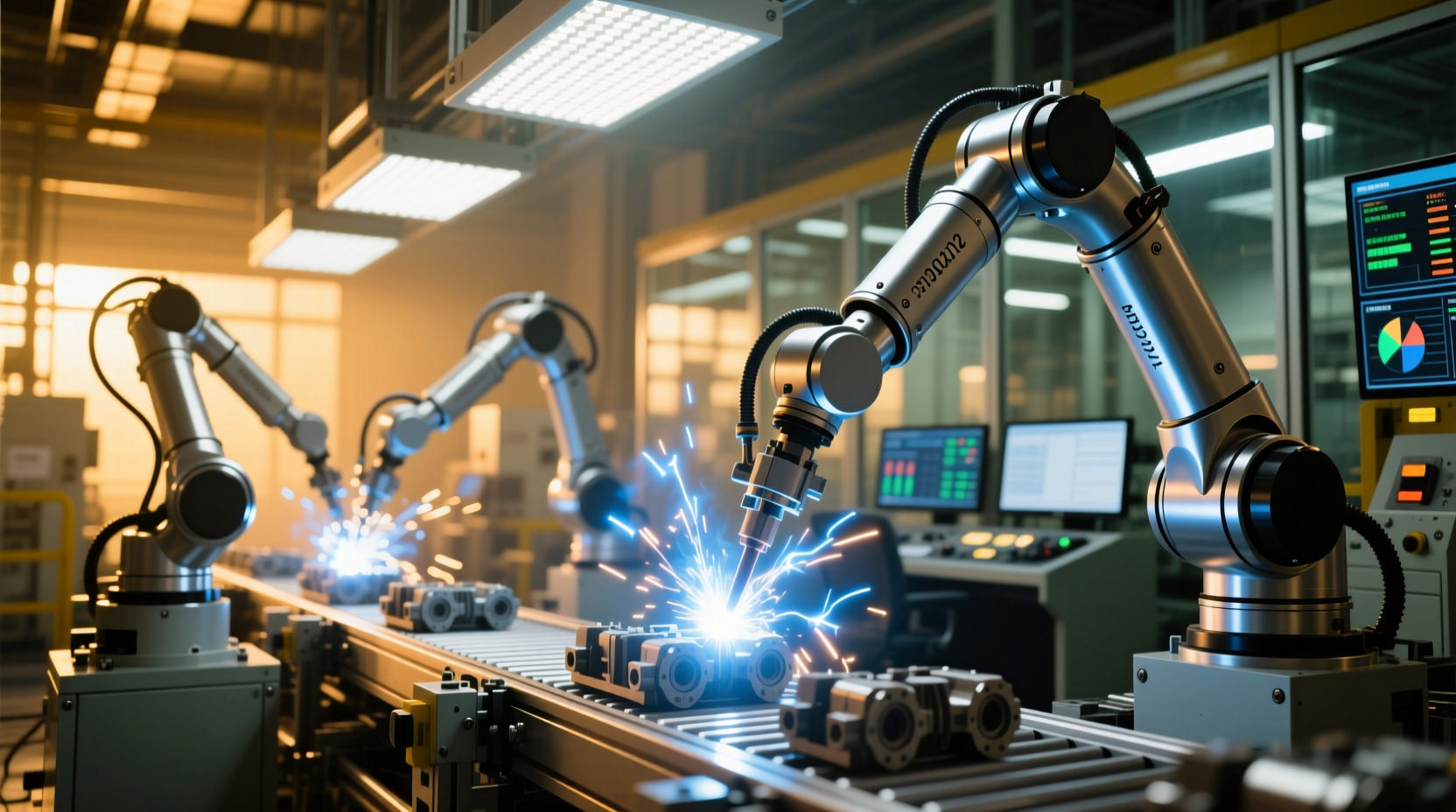 Роботизация при изготовлении металлических деталей