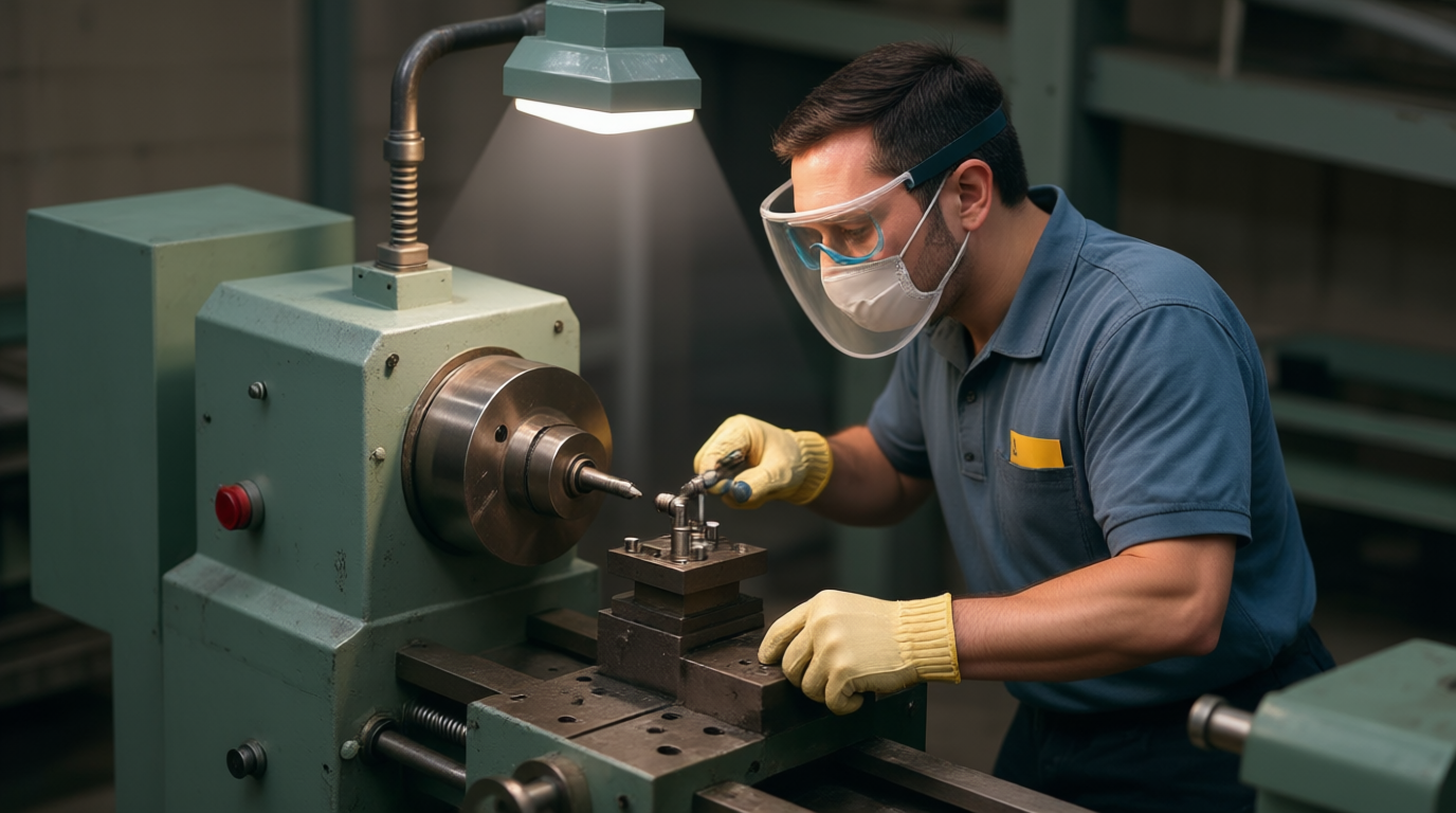 Безопасность при нарезании резьбы