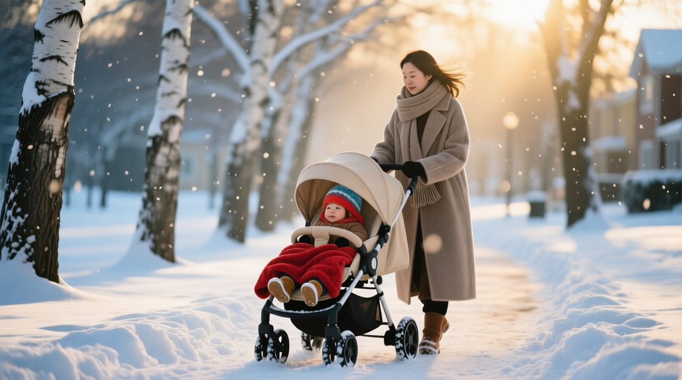 Коляска для зимы
