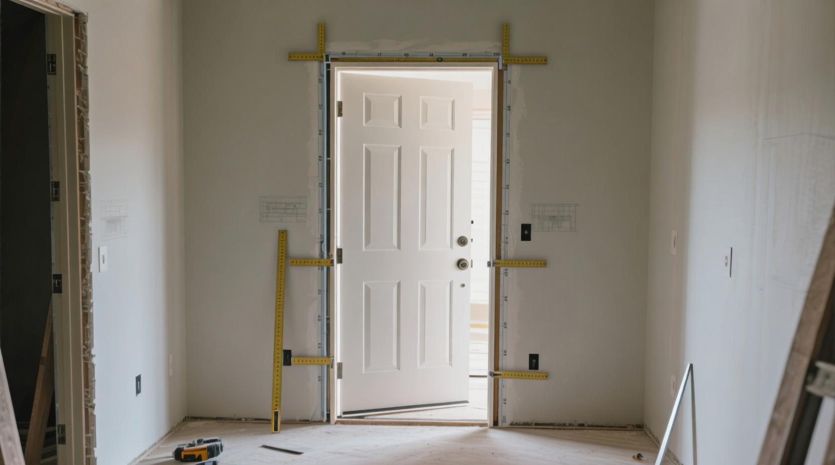 Замер входного проема