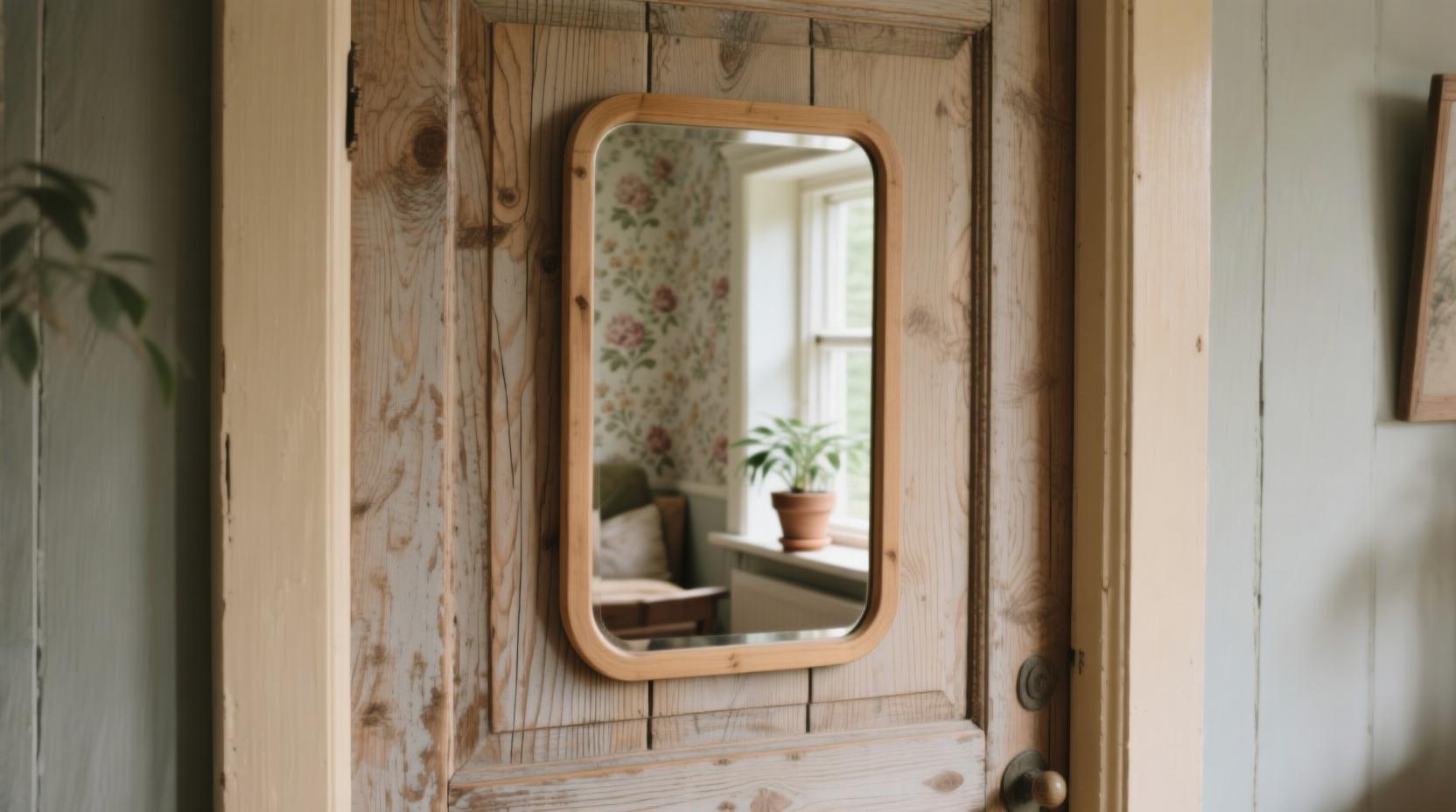 Дверь с зеркалом