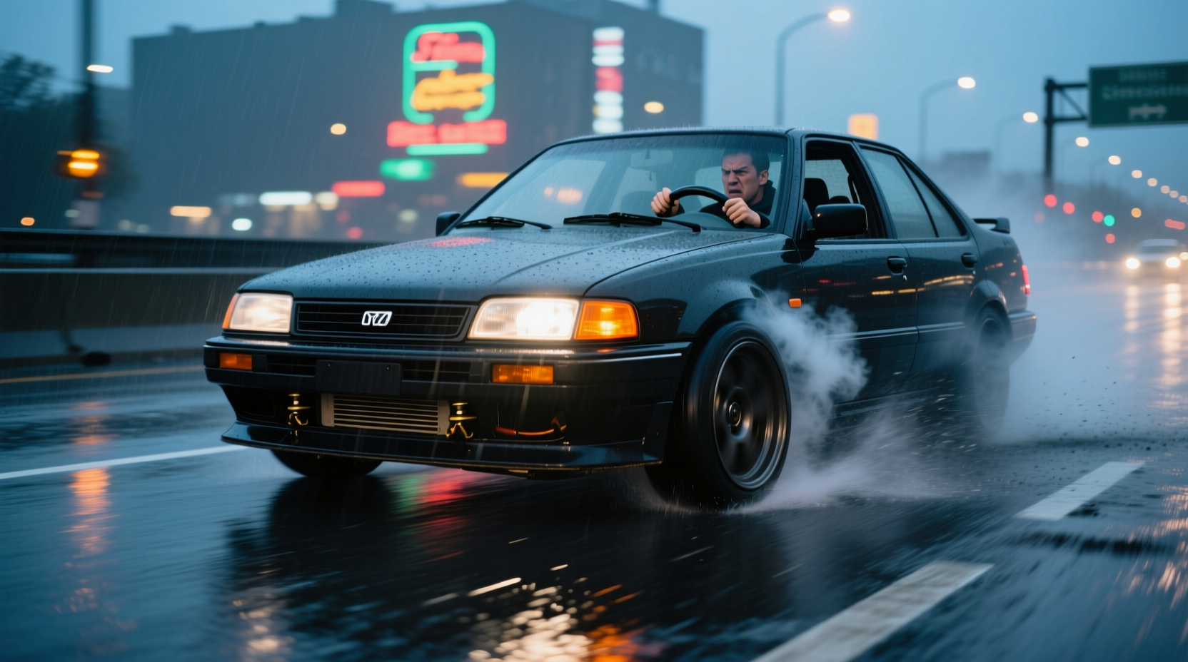 Резкое торможение