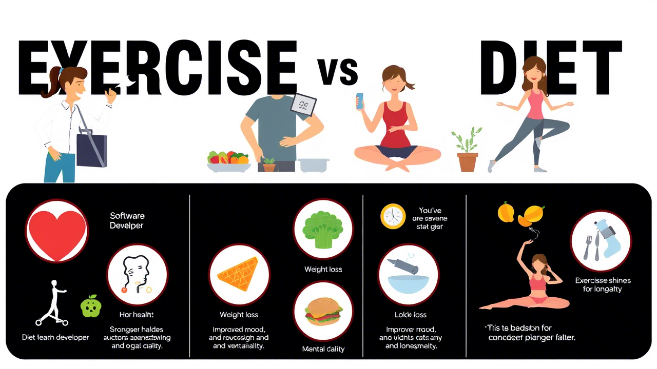 Exercise vs. Diet: Which Is More Important for Good Health?