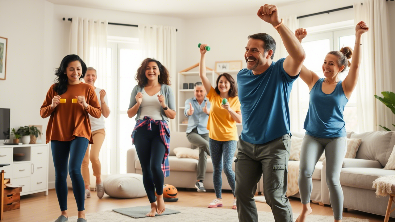 How to Stay Active at Home: Fun Fitness Tips for All Ages