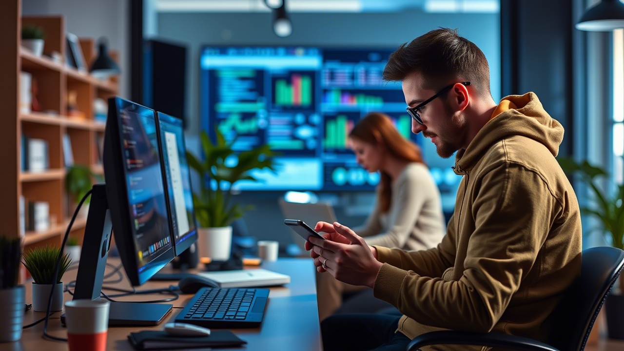 Développeur travaillant sur l'accessibilité d'un site web