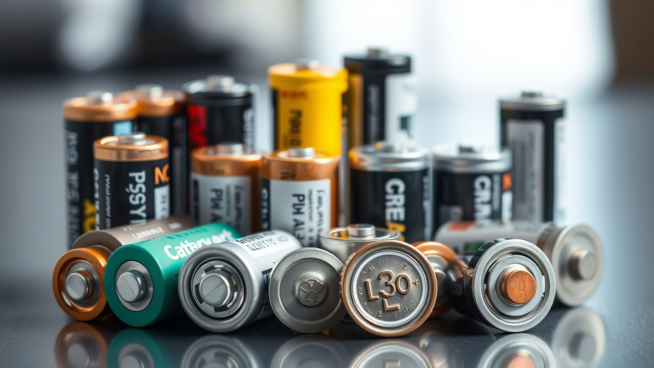 Différents types de batteries électroniques